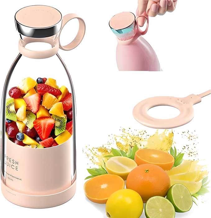 Mini portable juice blender
